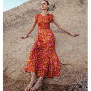 Giselle Ankle Dress | Floral